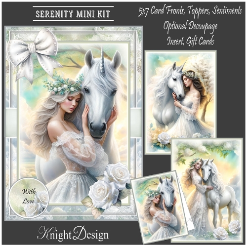 Serenity Mini Kit With Set Of 3 Card Fronts