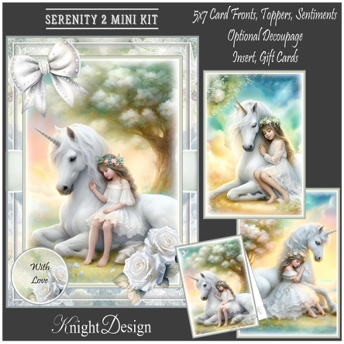 Serenity 2 Mini Kit With Set Of 3 Card Fronts