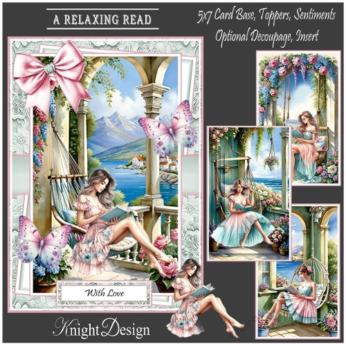 A Relaxing Read Mini Kit With 4 Toppers 