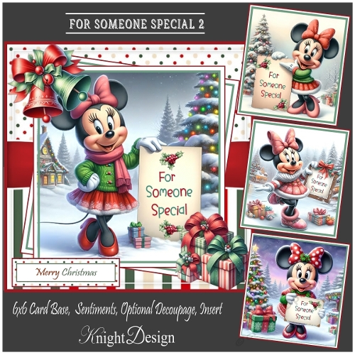 For Someone Special 2 With Set Of 4 Toppers
