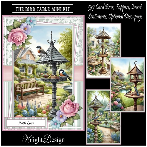 cup1395320_58488 - The Bird Table With Set Of 4 Toppers