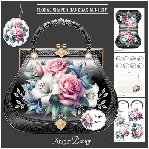 Floral Shaped Handbag Mini Kit