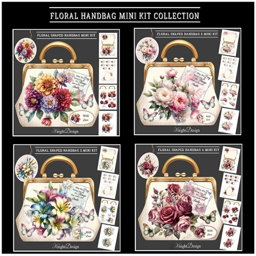 Floral Shaped Handbag Mini Kit Collection