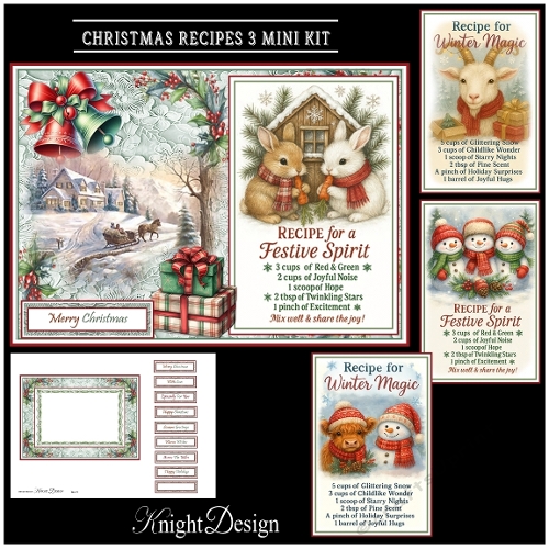 Christmas Recipes 3 Mini Kit