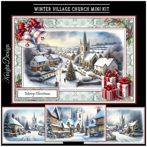 Winter Village Church Mini Kit
