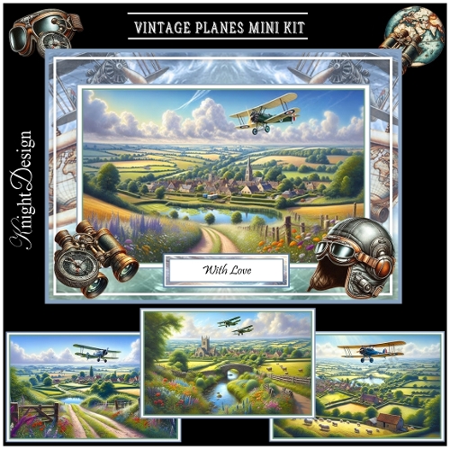 cup1400386_58488 - Vintage Planes Mini Kit 