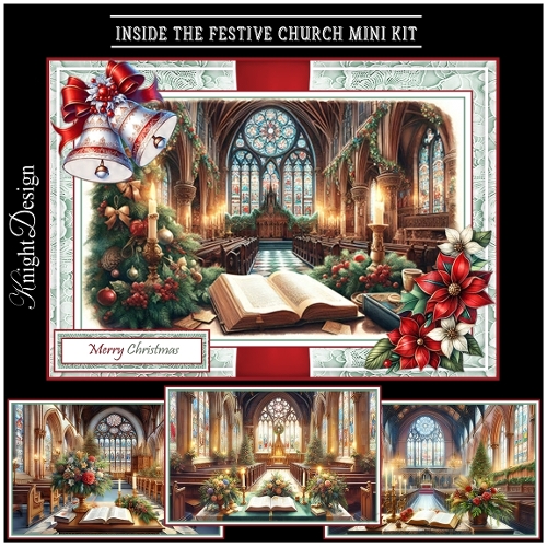 Inside The Festive Church Mini Kit