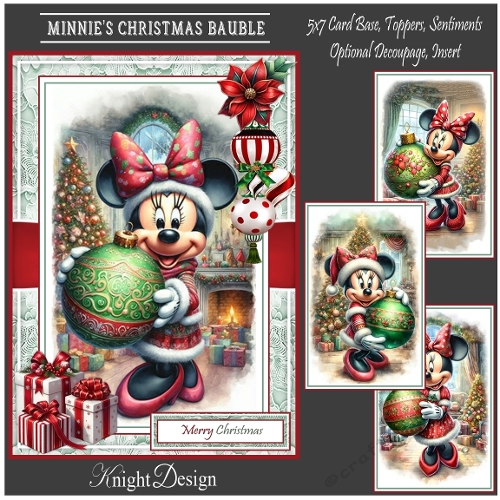 Minnies Christmas Bauble Mini Kit