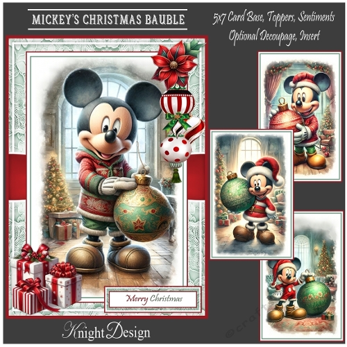 Mickeys Christmas Bauble Mini Kit