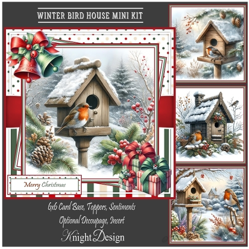 Winter Bird House Mini Kit