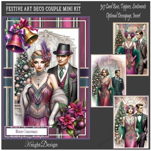 Festive Art Deco Couple Mini Kit