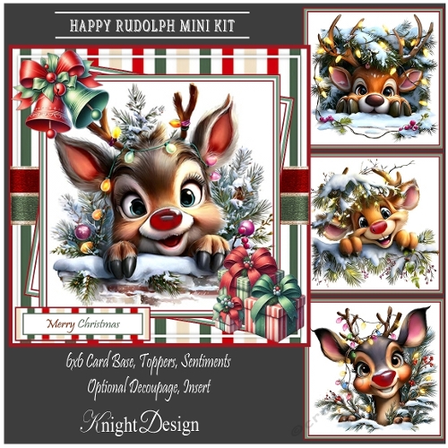Happy Rudolph Mini Kit
