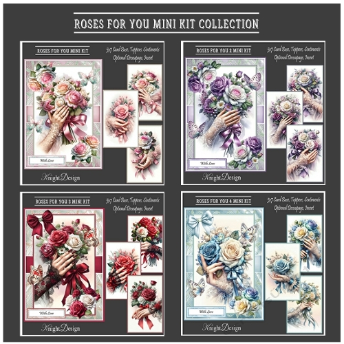 Write Me Roses Kit Roses For You Mini Kit Collection - CUP1418552_58488 | Craftsuprint
