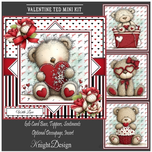 Valentine Ted Mini Kit 