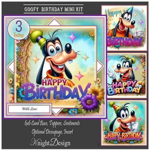 Goofy 6x6 Mini Page Kit