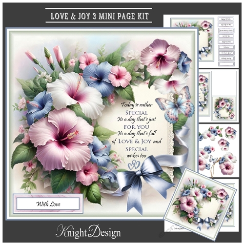 Love & Joy 3 Mini Page Kit