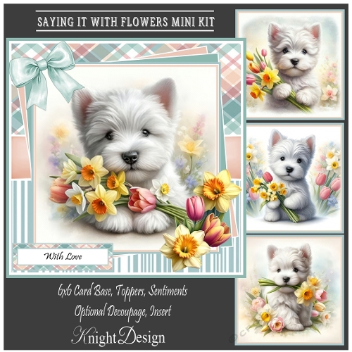 Saying It With Flowers Mini Page Kit