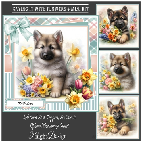 Saying It With Flowers 4 Mini Page Kit