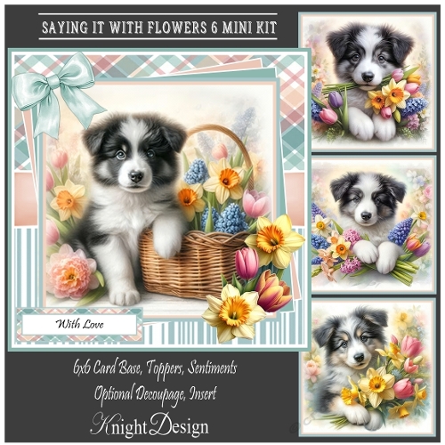 Saying It With Flowers 6 Mini Page Kit