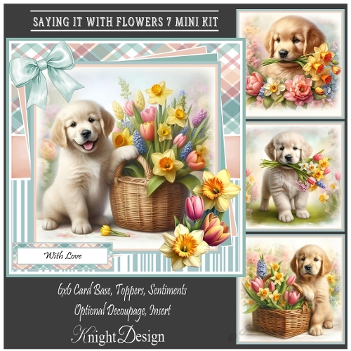 Saying It With Flowers 7 Mini Page Kit