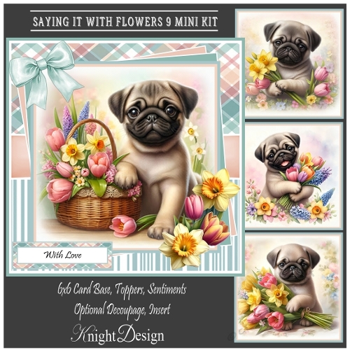 Saying It With Flowers 9 Mini Page Kit