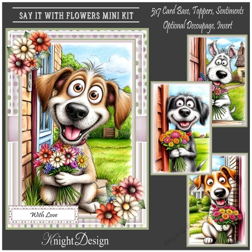Say It With Flowers Mini Page Kit 