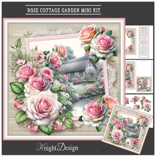 Rose Cottage Garden Mini Page Kit