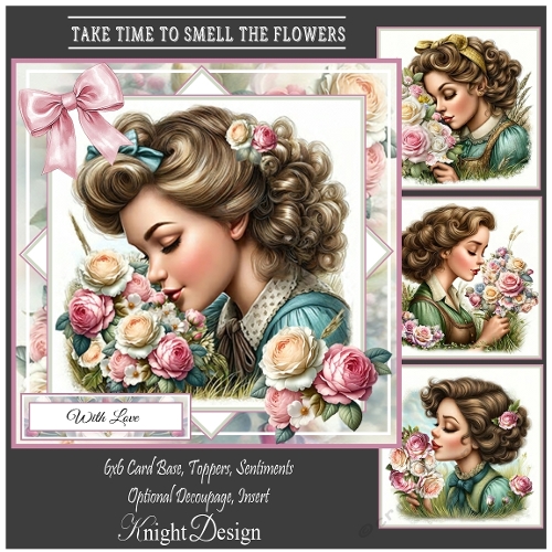 Take Time To Smell The Flowers Mini Page Kit 