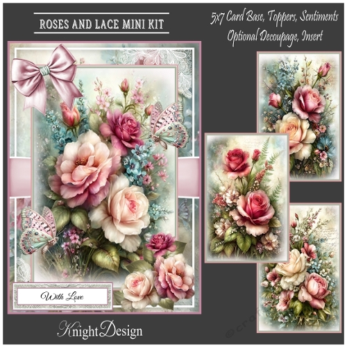 Roses And Lace Mini Page Kit