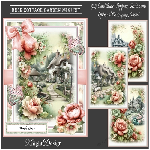 Rose Cottage Garden Mini Page Kit 