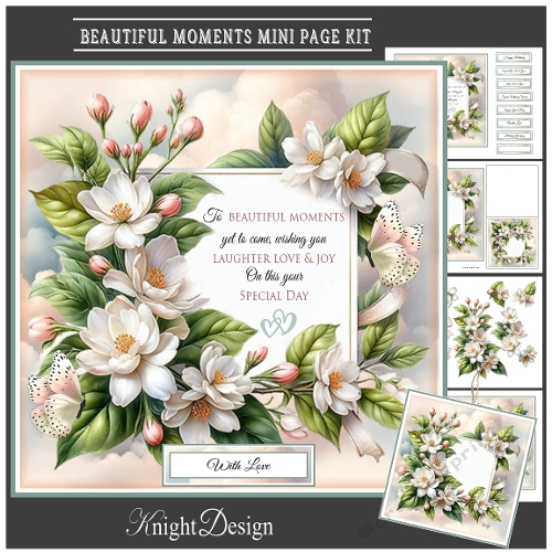 Beautiful Moments Mini Page Kit