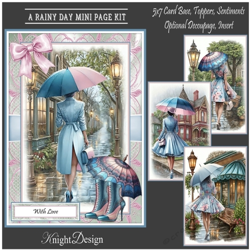 A Rainy Day Mini Page Kit 