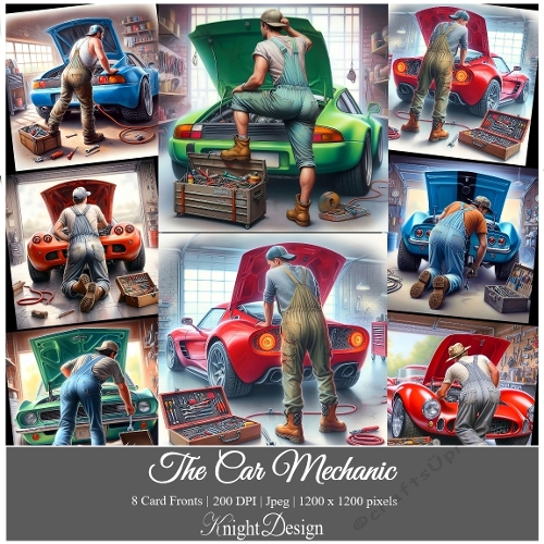 The Car Mechanic / Card Front / Toppers