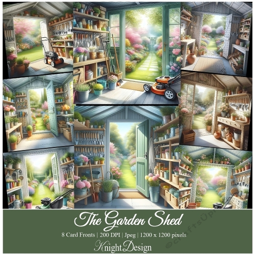 The Garden Shed / Card Front / Toppers