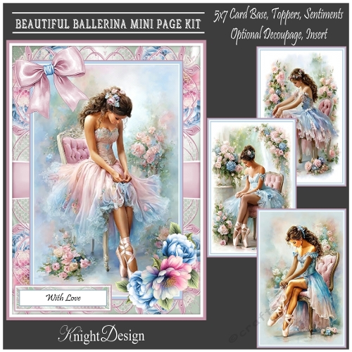 Beautiful Ballerina Mini Page Kit