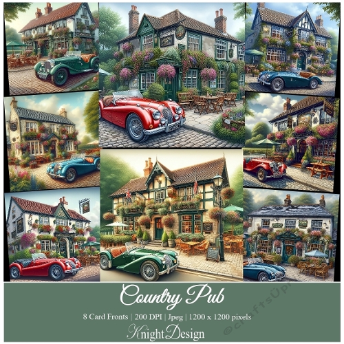 The Country Pub / Card Front / Toppers
