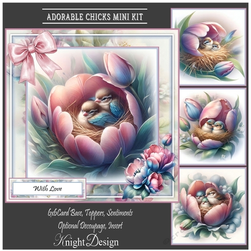 Adorable Chicks Mini Page Kit