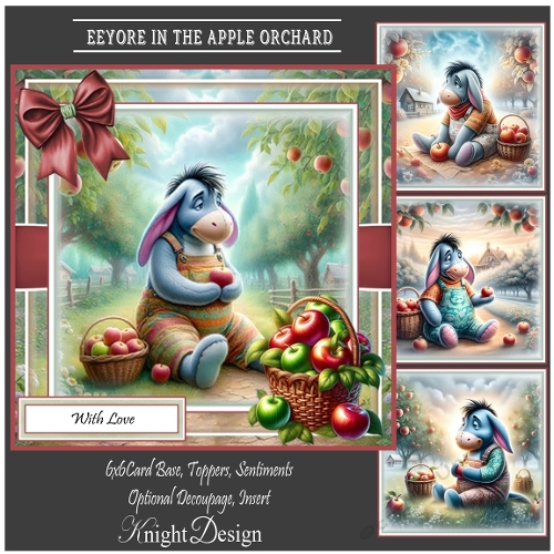 Eeyore In The Apple Orchard Mini Page Kit