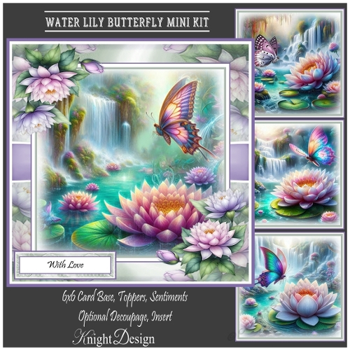 Water Lily Butterfly Mini Page Kit
