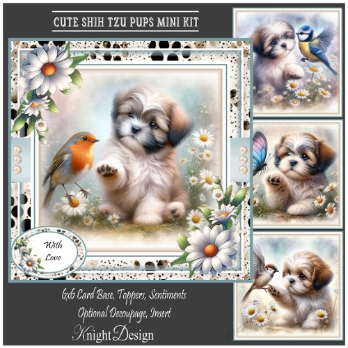 Cute Shih Tzu Pups Mini Kit