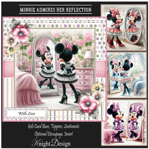 Minnie Admires Her Reflection Mini Page Kit