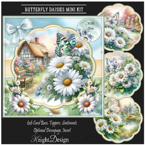 Butterfly & Daisies Mini Page Kit