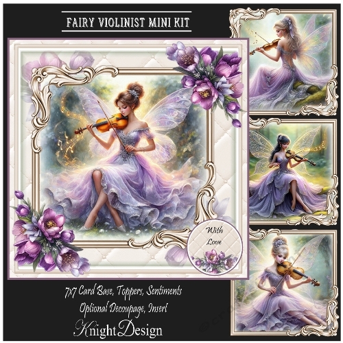 Fairy Violinist Mini Page Kit