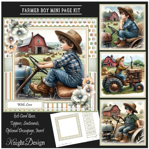 Farmer Boy Mini Page Kit