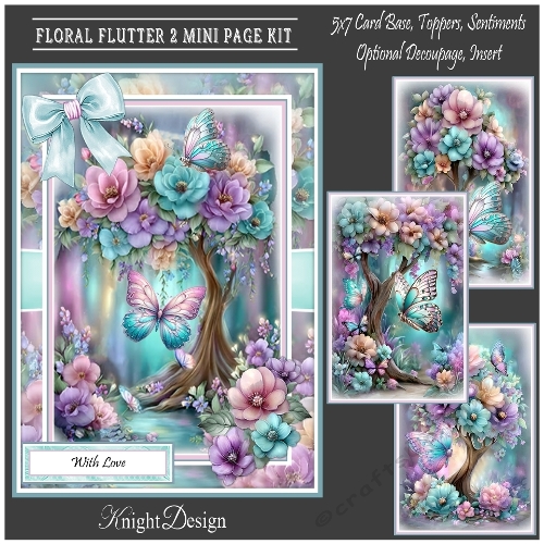 Floral Flutter 2 Mini Page Kit 