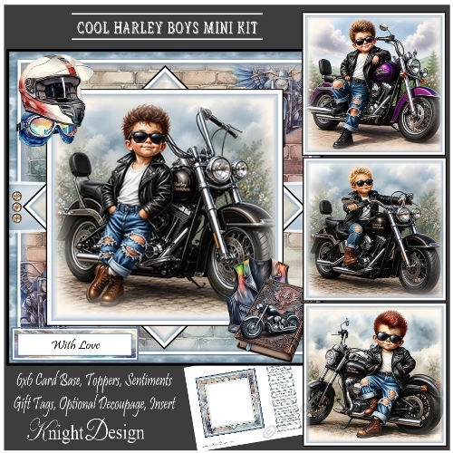 Cool Harley Boys Mini Page Kit