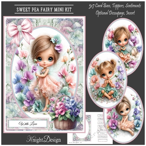 Sweet Pea Fairy Mini Page Kit 