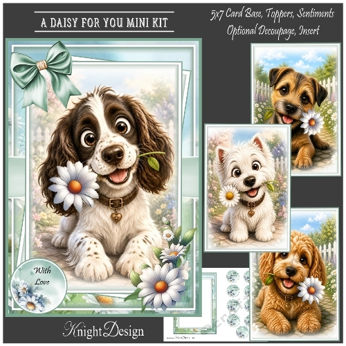 Whimsical Daisy For You Mini Page Kit 