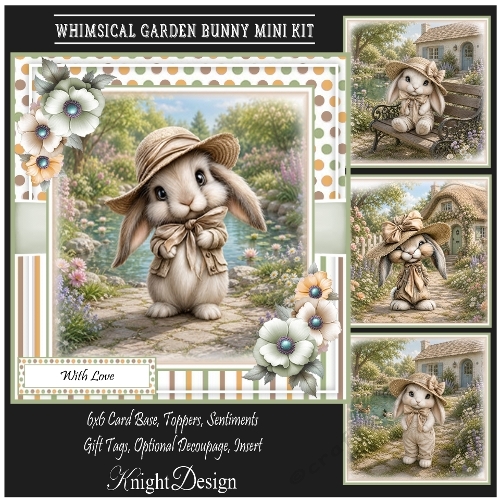 cup1445910_58488 - Whimsical Garden Bunny Mini Page Kit