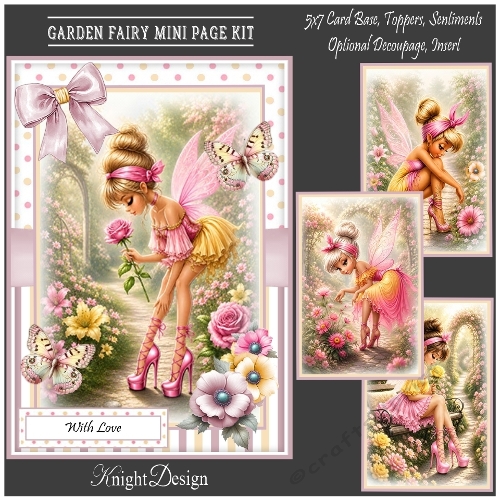 cup1446063_58488 - Garden Fairy Mini Page Kit 